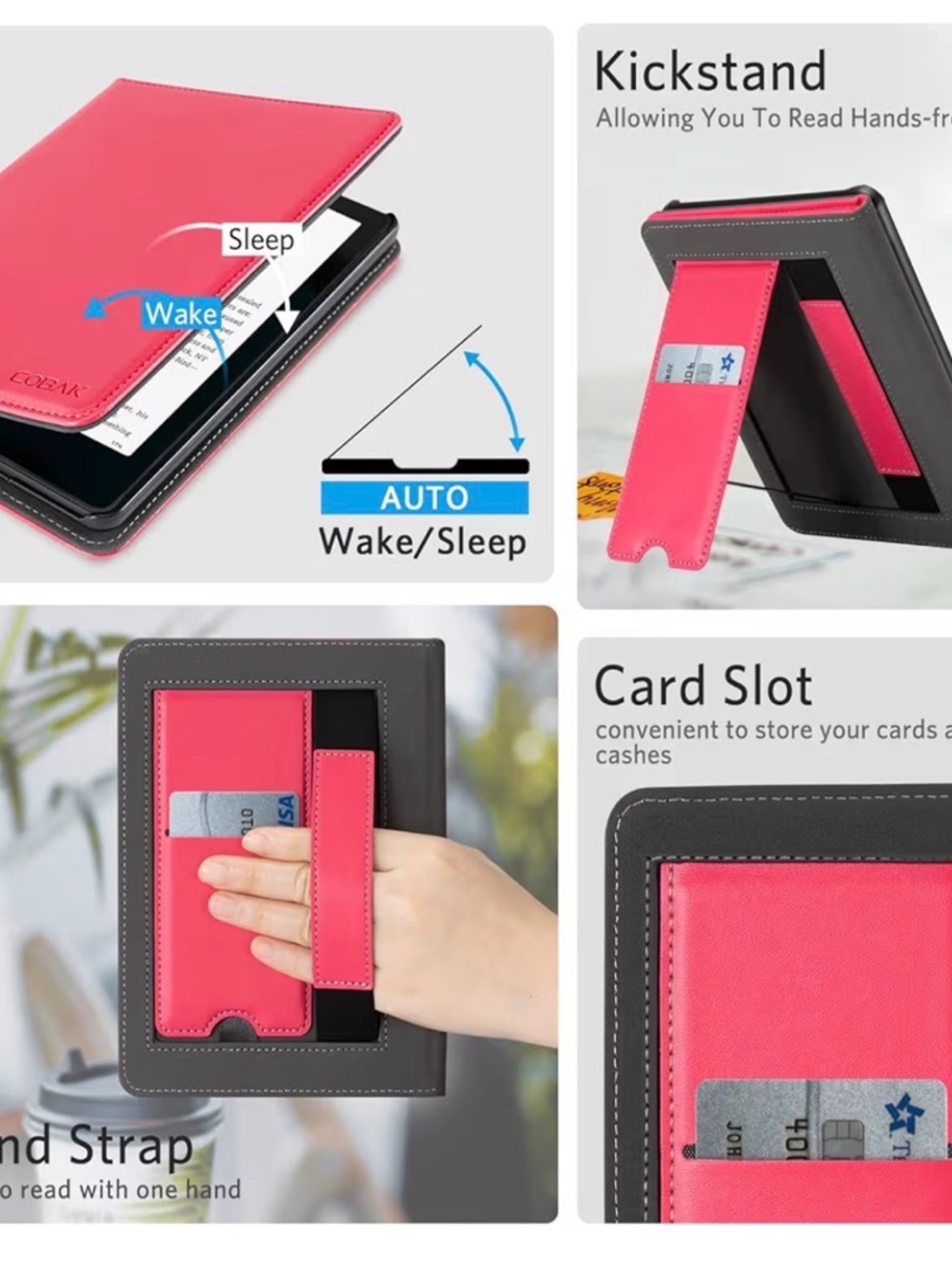 Amazon Kindle E-Reader - Pink - Picture 3 of 6